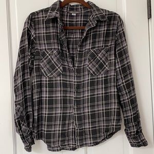 American Colors brand  women's plaid flannel shirt